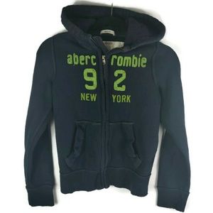 abercrombie kids boys zip up hoodie Size Medium